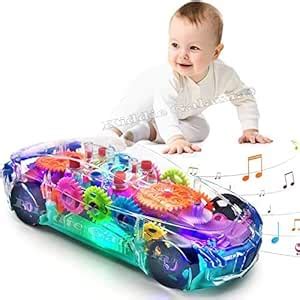 Kiddie Galaxia® Transparent 3D Concept Super Car Toy for Kids with 360 ...