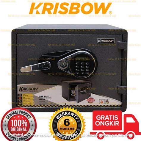 Jual KRISBOW FIRE SAFE BOX 496X390X354MM YB-350ALP 10091298 - Jakarta ...