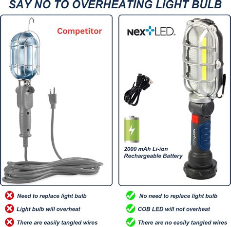 NextLED NT-5571 Rechargeable Magnetic LED Work India | Ubuy