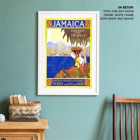 Buy Jamaica Travel Poster Art & Prints Online India at Best Price ...