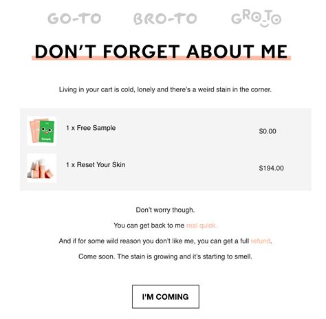 Abandoned cart email examples and 6 ways to reduce them