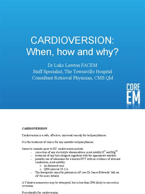 Image result for Cardioversion Steps