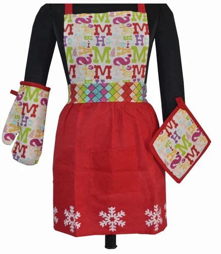 Kitchen Apron - Smiley Print Kitchen Apron Manufacturer from Karur