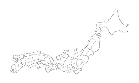 Outline Solid Color Map Japan 的图像结果