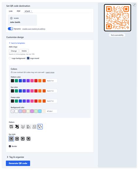 How to Make QR Code Business Card 的图像结果