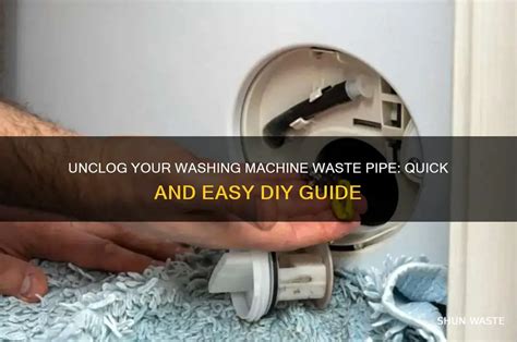 Image result for How to Unblock Washing Machine Waste Pipe