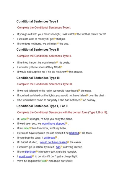 Image result for First Type Conditional Sentences
