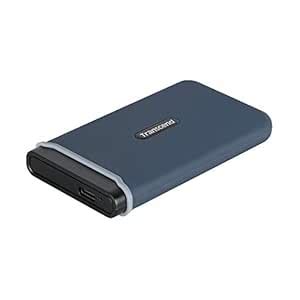 Transcend Information 240GB Portable SSD TLC USB 3.1 Gen 2, Navy Blue ...