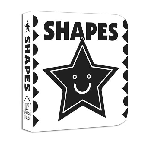 Buy Baby’s First High Contrast Board Book: Shapes| Black and White Book ...