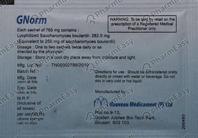 Gnorm Granules: Uses, Side-effects, Price, Dosage & More Info - PharmEasy