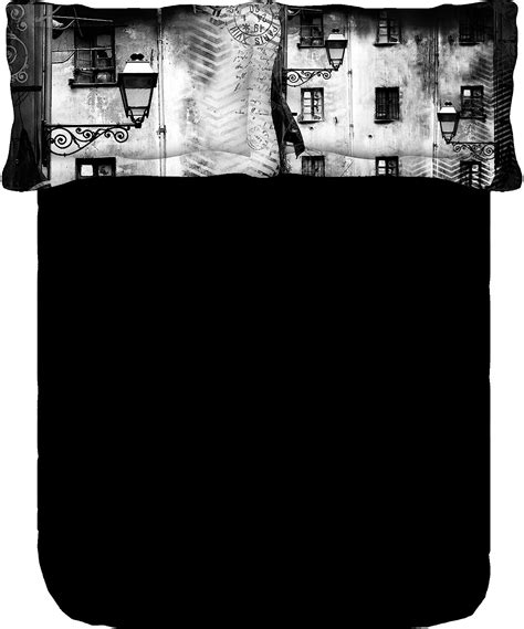 Buy Portico New York Pixella Abstract Satin Cotton Double Bedsheet with ...