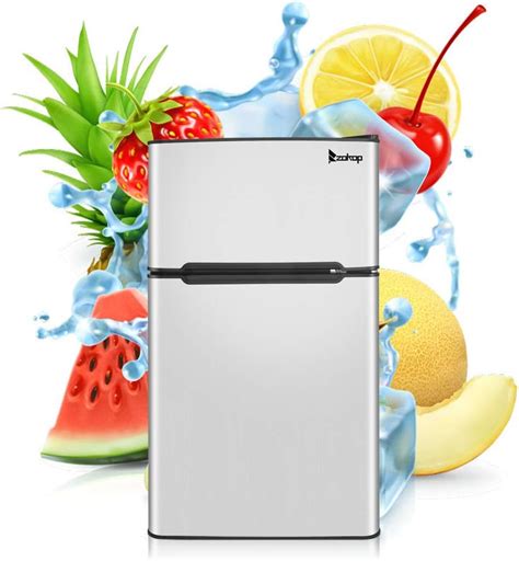 KUPPET 2-Door Mini Refrigerator Compact Refrigerator India | Ubuy
