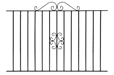 Buy metal fencing, wrought iron style fencing, garden fencing panel ...