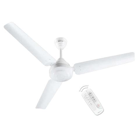 Buy Bajaj Energos 26 BLDC Ceiling Fan With Remote 1200mm Glossy White ...