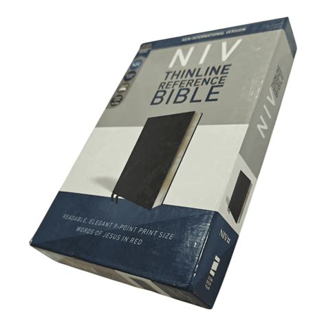 NIV Thinline Reference Bible – Slim Portable Design with Cross-Referen ...