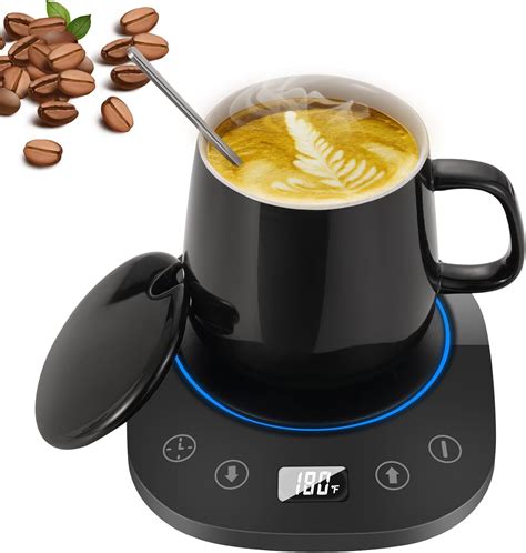 Amazon.com: HYRIXDIRECT Coffee Mug Warmer with Mug Spoon Set, Electric Coffee Cup Warmer for ...