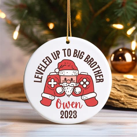 Big Brother Christmas Ornament,personalized Sibling First Christmas,big ...