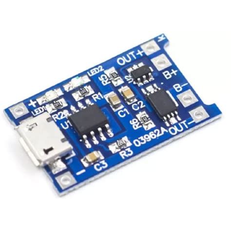 Image result for TP4056 Lithium Cell Charger Module with Battery Protection