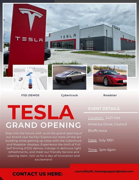 Tesla Grand Opening, 2421 Mid American Drive, Council Bluffs Iowa, 19 ...