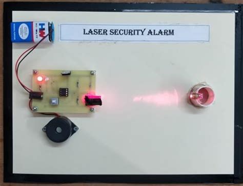 Vigyanics Laser Security Alarm - School College Science Project ...