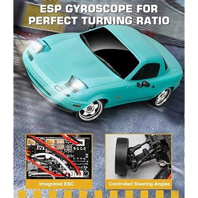 SVERTIBO LD1804 1/18 Scale RC Drift Car, Mini Mazda MX-5 RC India | Ubuy