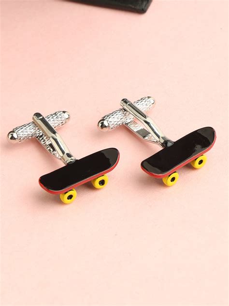 Alvaro Castagnino BLACK AND YELLOW Colored Cufflink