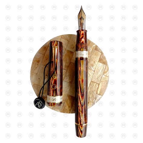 Asc Bespoke Bologna Extra Maharaja Of India Fountain Pen, Arco Bronze ...