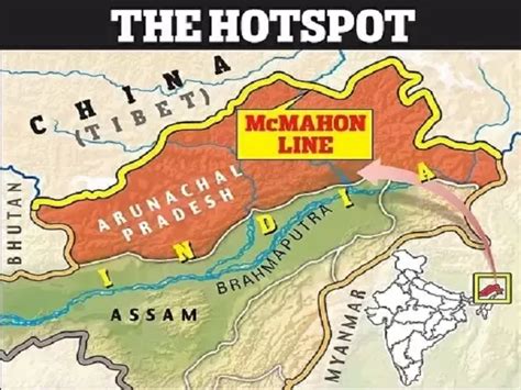 What is the McMahon Line between India and China?