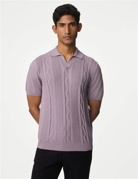 Men's Knitted Polo Shirts | M&S