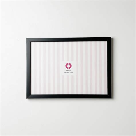 Plain Black A4 Photo Frame for Gifting | Zuboc