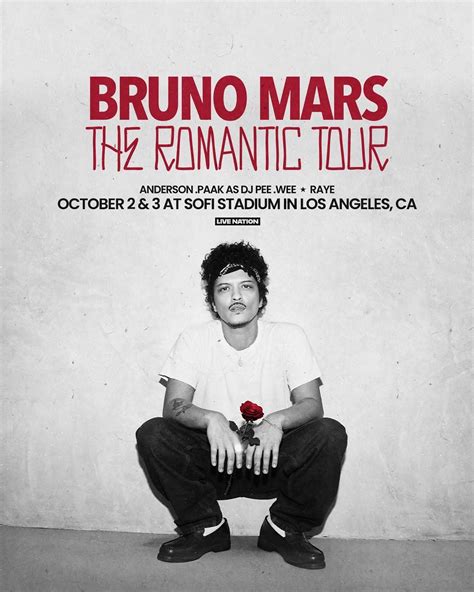 Bruno Mars: The Romantic Tour at SoFi Stadium