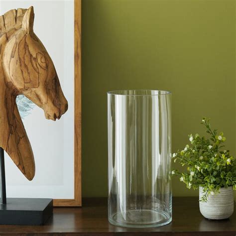Shop Clear Cylindrical Glass Vase - Medium - at Best Price Online in India