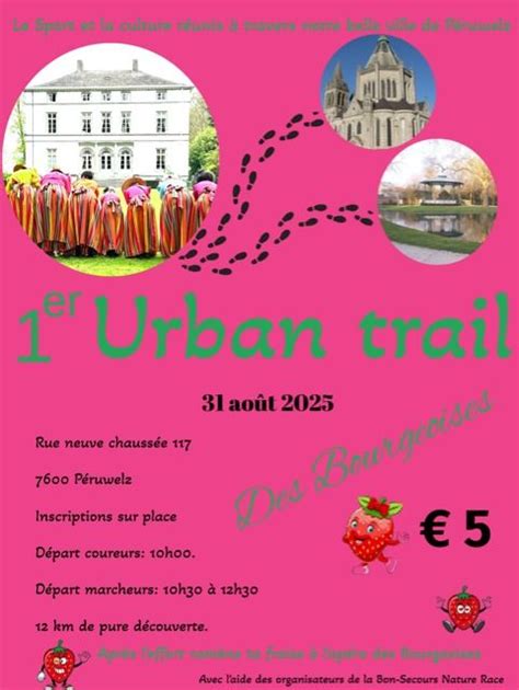 UrbanTrail des Bourgeoises : 1ère édition, Rue Neuve Chaussée 117, 7600 ...