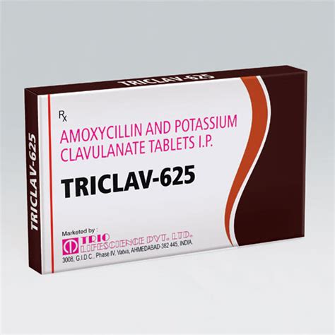 TRICLAV-625 Tablets Trio Lifescience Pvt. Ltd.