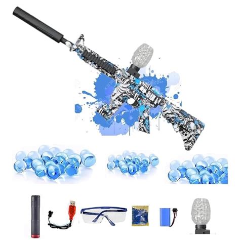 VikriDA Electric M416 Automatic Ball Blaster Toy Gun with 5000 Small ...