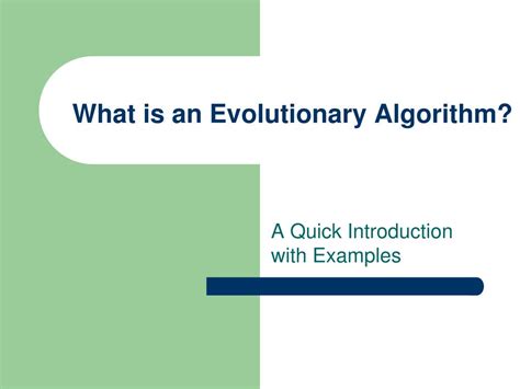 Image result for Evolutionary Algorithm Computer Science