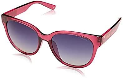 Buy Polaroid Women's Polarized Blue Lens Plastic Round Sunglasses PLD ...