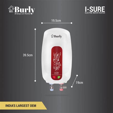 I SURE 3 Instant Water Heater | Burly – Burly Home Appliances