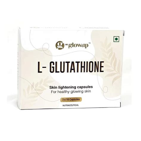 HK Glowup L- Glutathione Skin Lightening Capsules For Healthy Glowing ...