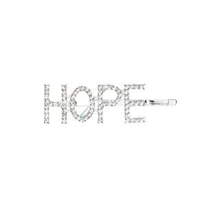 Buy Arendelle Silver Glitter HOPE Hairpin [AHA055] at Amazon.in