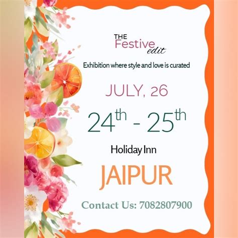 The Festive Edit At Holiday Inn Hotel, Sardar Patel Marg, Shivaji Nagar ...