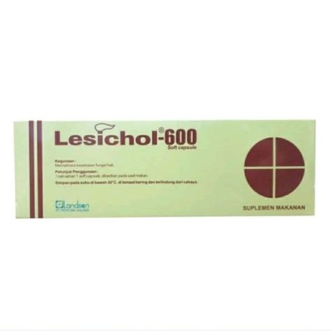 Lesichol 600 5 Kapsul - Alodokter Shop