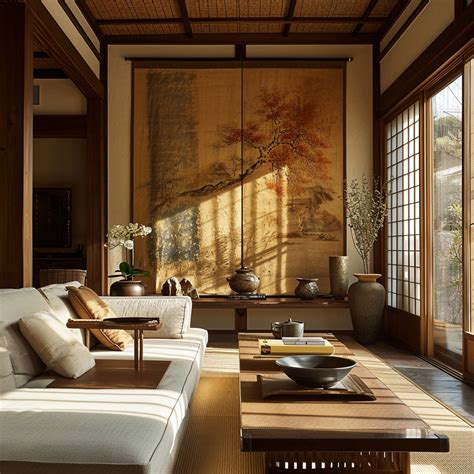 Modern Japanese Living Room Design