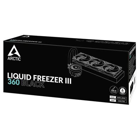 Buy ARCTIC Liquid Freezer III 360mm CPU Liquid Cooler Black | Elitehubs ...
