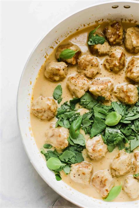 Healthy Turkey Swedish Meatballs - Jar Of Lemons