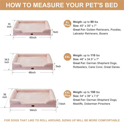 WNPETHOME Waterproof Dog Beds for Jumber Dogs, Orthopedic XXLarge Dog Bed with Sides, Big Dog ...