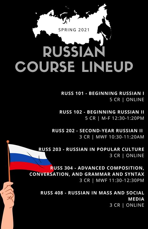 Spring 2022 Russian Course Lineup | Announce | University of Nebraska ...