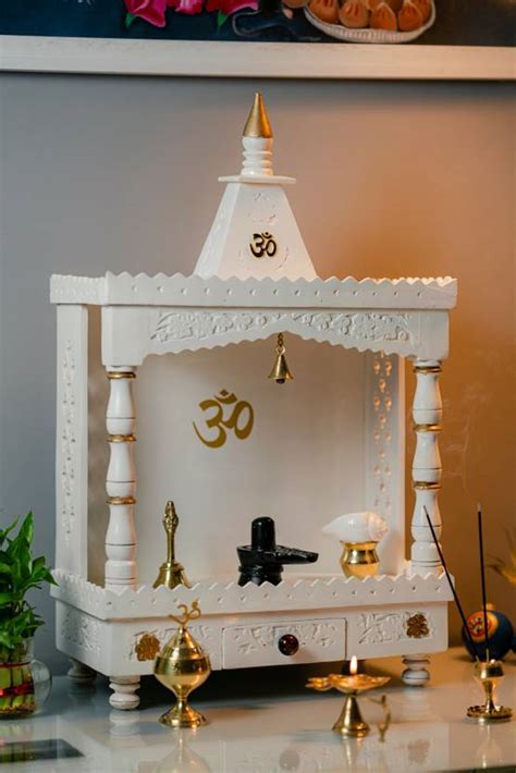 Flipkart Perfect Homes Studio Wooden Temple for Home Pooja, Temple for ...