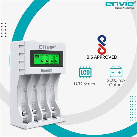 Buy ENVIE (ECR 11 MC) SprintX Ultra Fast Charger for Rechargeable ...