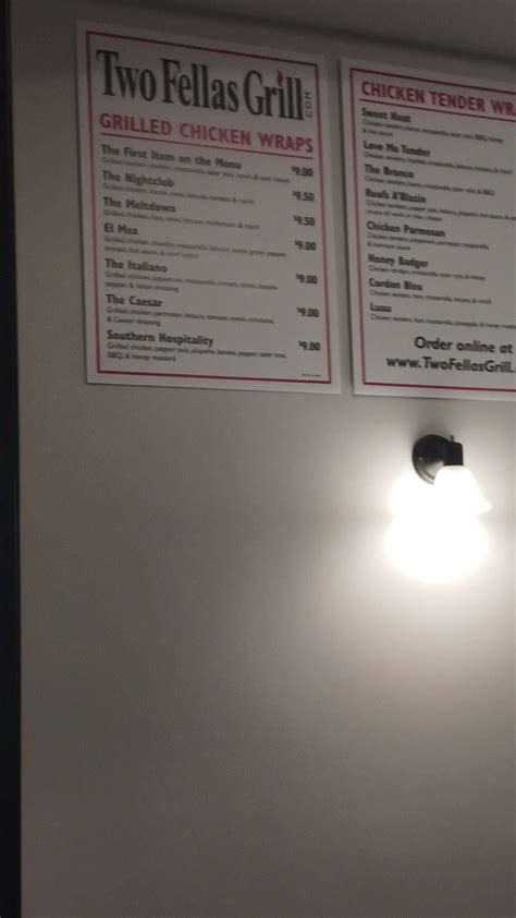 Menu at Two Fellas Grill restaurant, Kalamazoo, Gull Rd #106